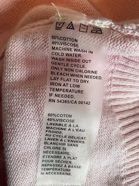 TanJay Pink Rhinestone Knit Fooler Sweater - Picture 7 of 8